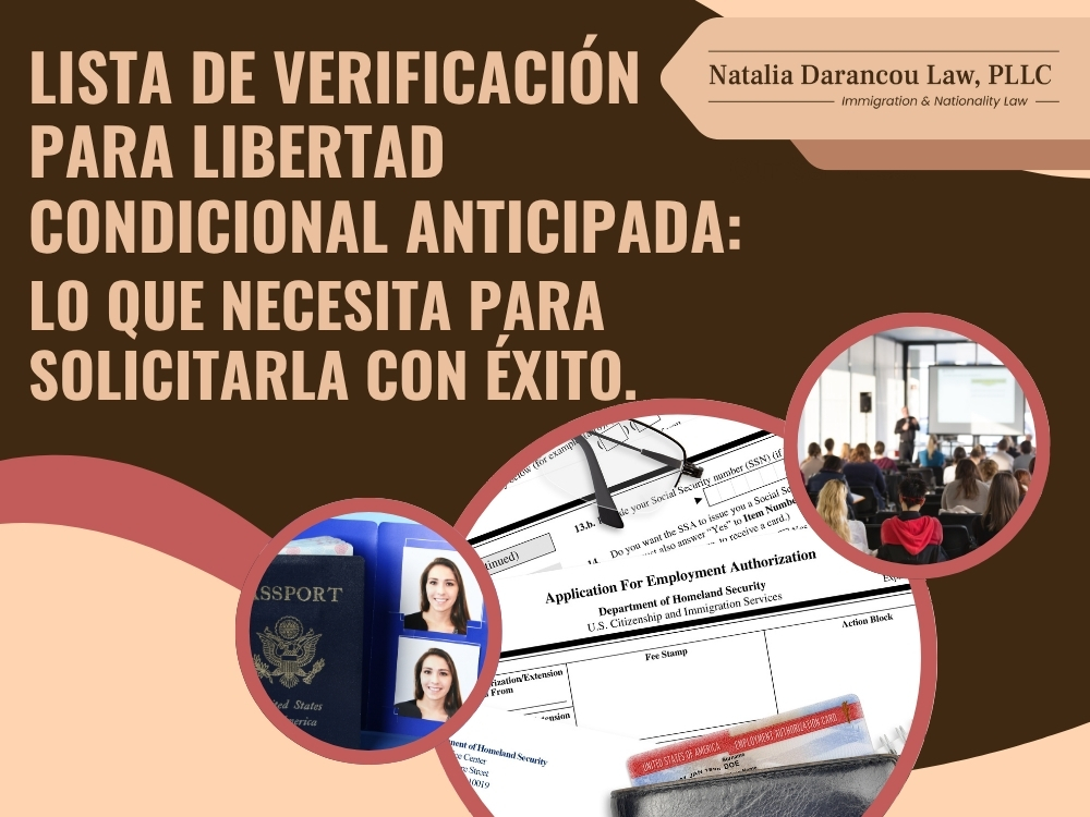 Permiso Adelantado - lo que necesita para solicitarla con éxito - Darancou Law