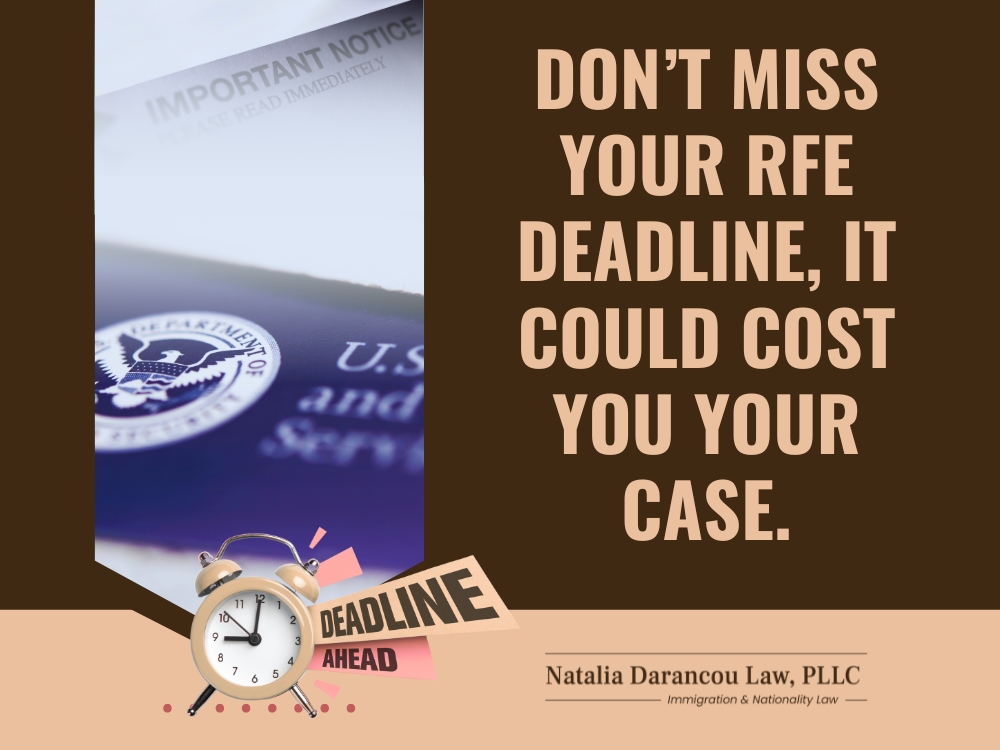 Request for Evidence - Don’t Miss Your RFE Deadline - Darancou Law