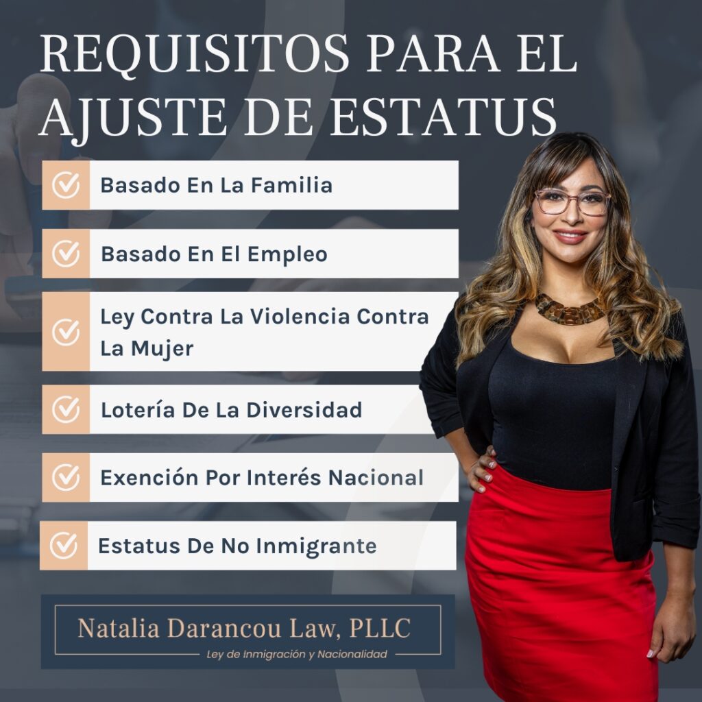Requisitos para el ajuste de estatus new - Darancou Law
