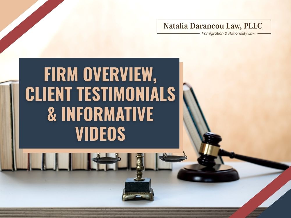 Mega Menu - Firm Overview, Client Testimonials & Informative Videos - Darancou Law