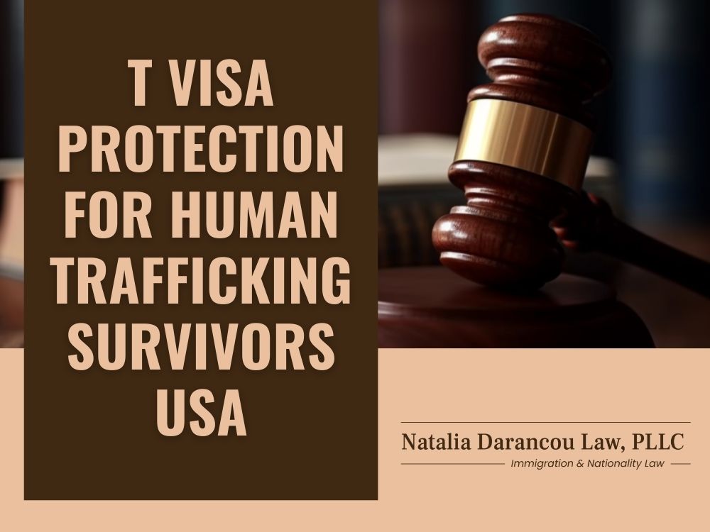 T Visa Lawyer - T Visa Protection for Human Trafficking Survivors USA - Darancou Law